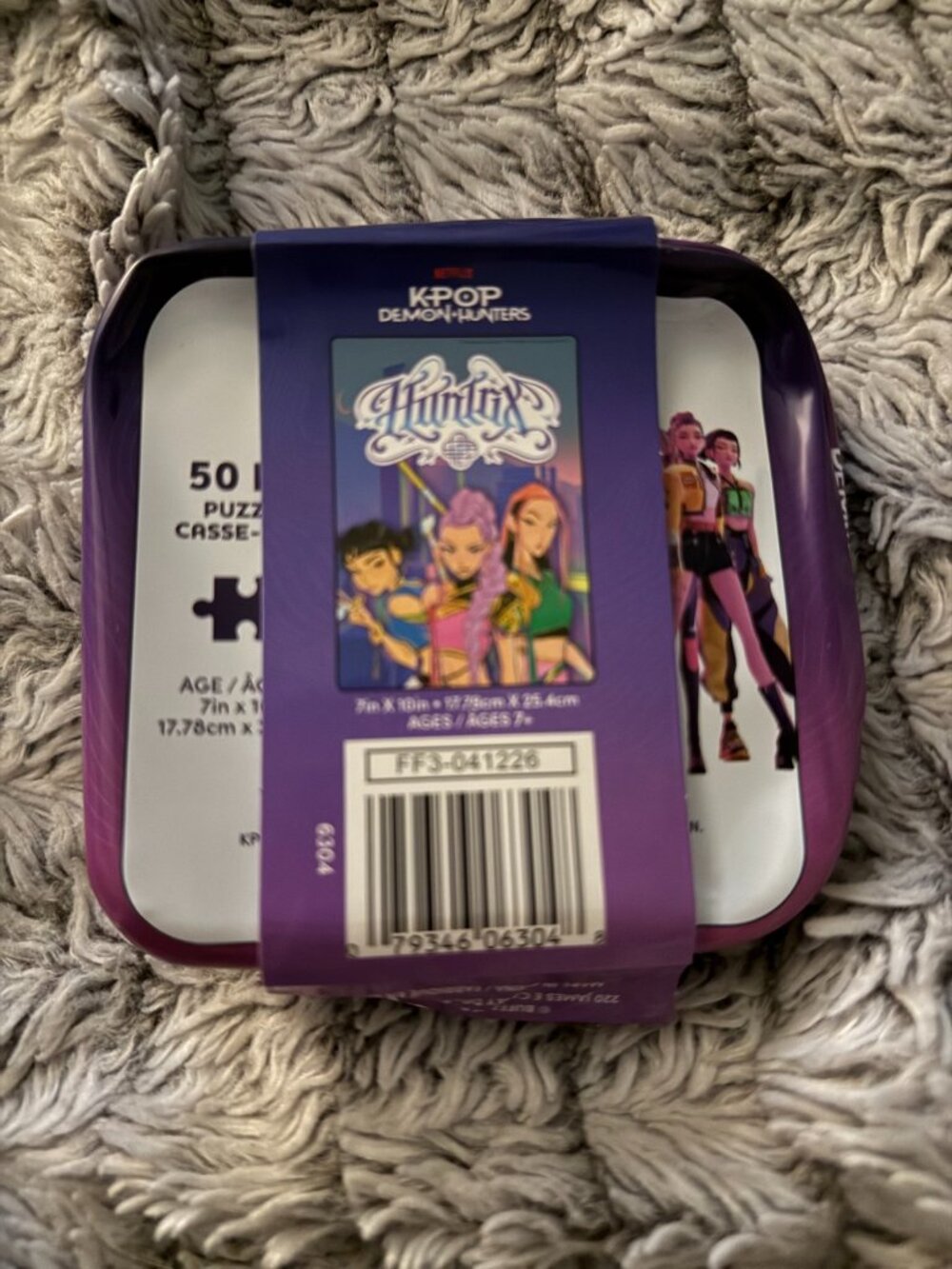 KPop Demon Hunters 50 Piece Puzzle Tin New